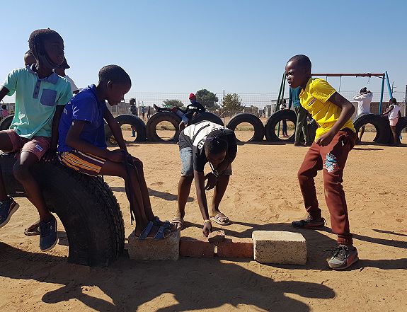 op de Garden of Hope in Hammanskraal