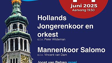 Agendatip: Zangavond Middelburg D.V. 14 juni