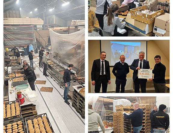 Megaopbrengst oliebollenactie: &euro; 43.300