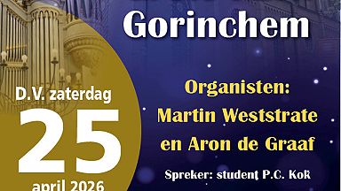 Samenzangavond Gorinchem D.V. 25 april