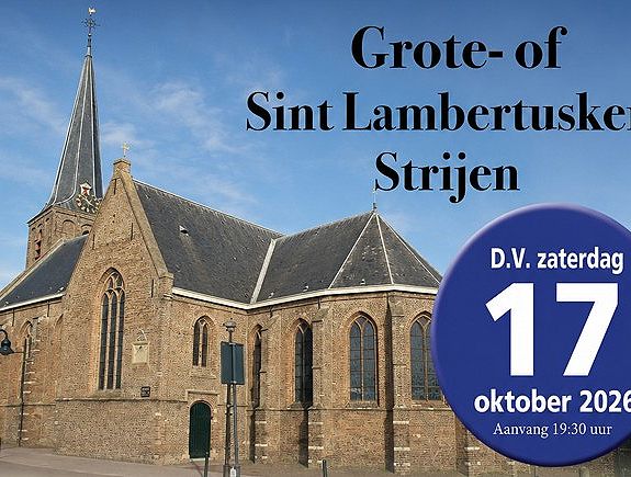 SAVE THE DATE: Psalmzangavond Strijen